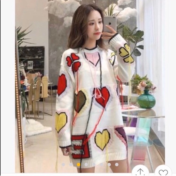 SALE❤️❣️Valentines Luxury Chic Sweater Dress!❤️❣️ - Picture 2 of 13